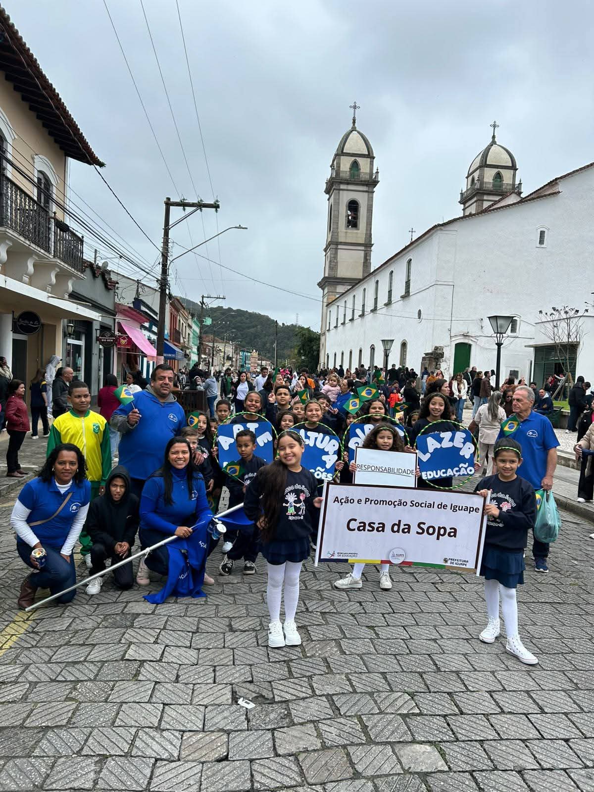 Registro de atividade da Casa da Sopa de Iguape